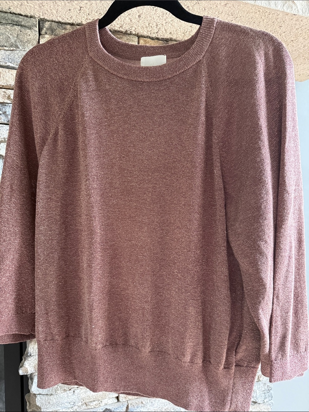 Women’s Dusty Rose Crewneck Sweater